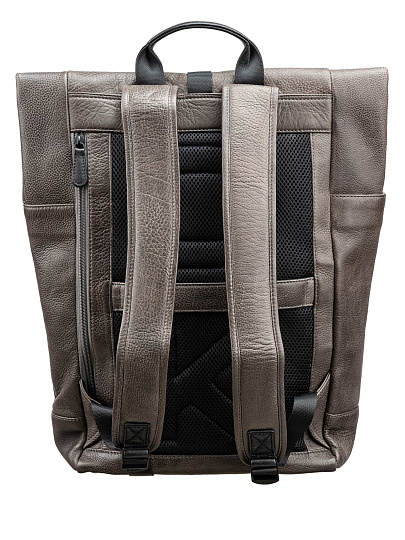 Рюкзак Dr. Koffer из натуральной кожи серый