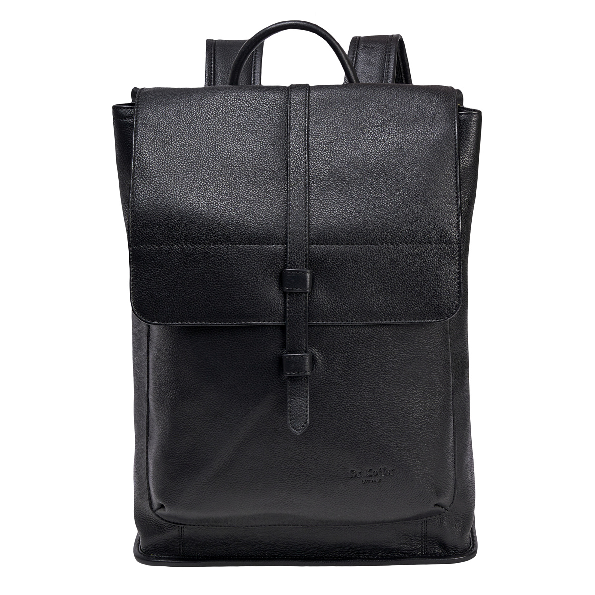 Рюкзак Dr.Koffer из натуральной кожи черный