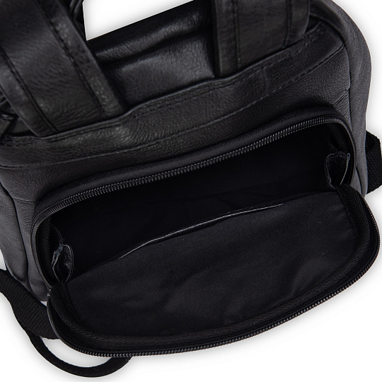 Рюкзак Dr.Koffer из натуральной кожи черный