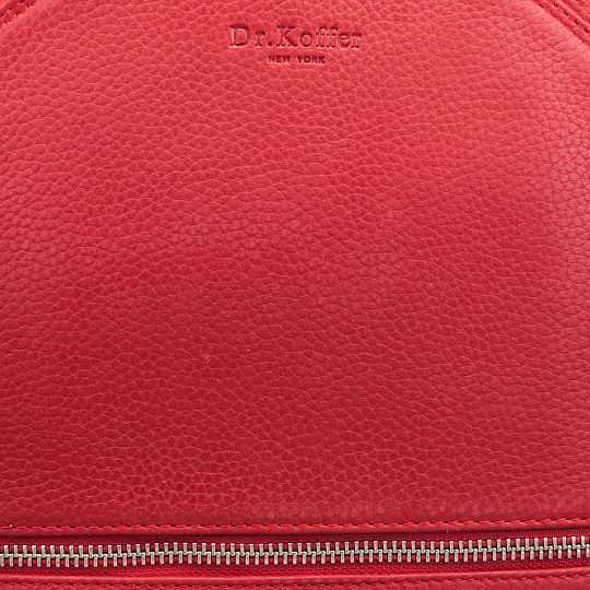 Рюкзак Dr.Koffer из натуральной кожи красный