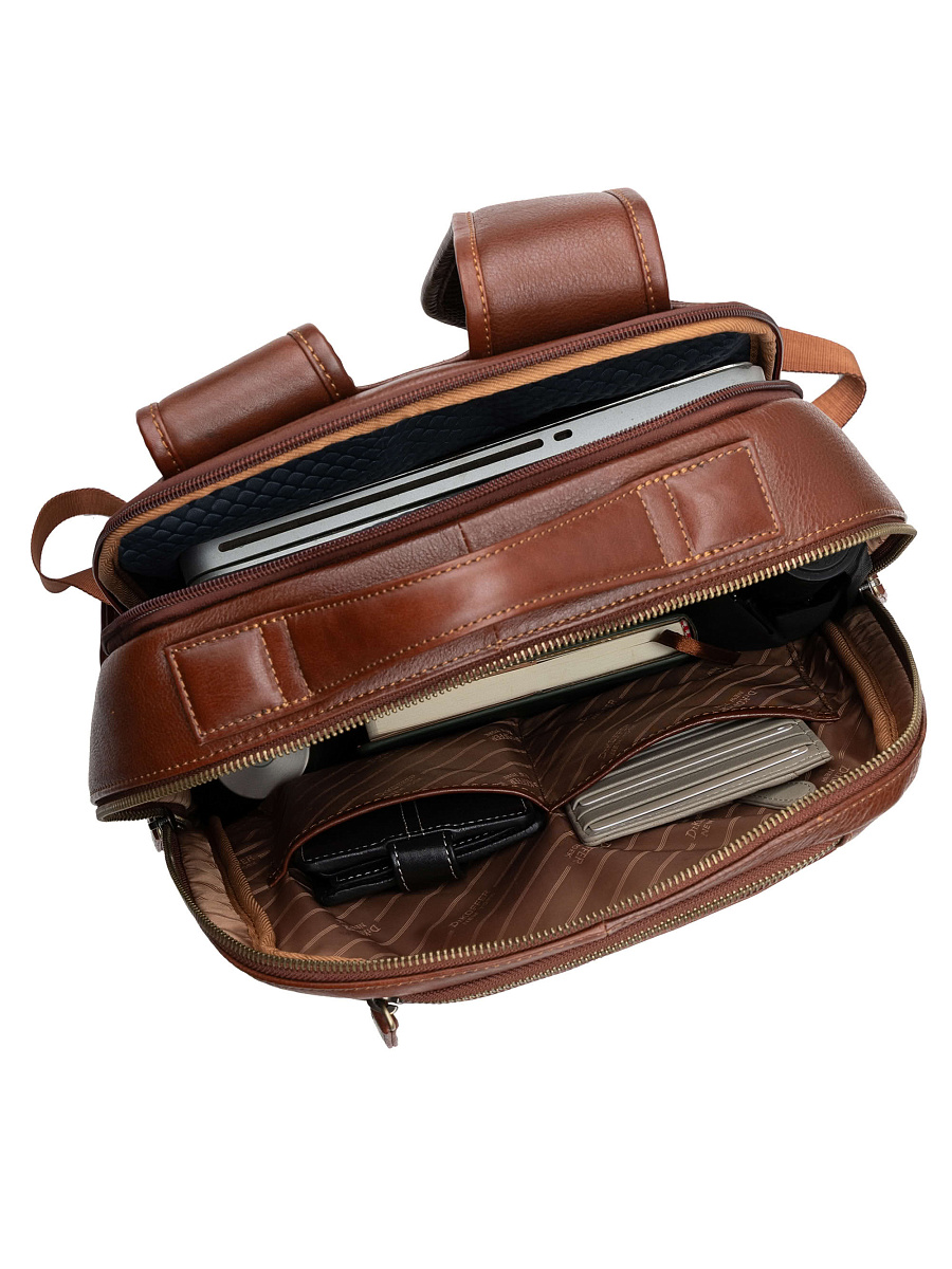 Рюкзак Dr. Koffer из натуральной кожи светло-коричневый