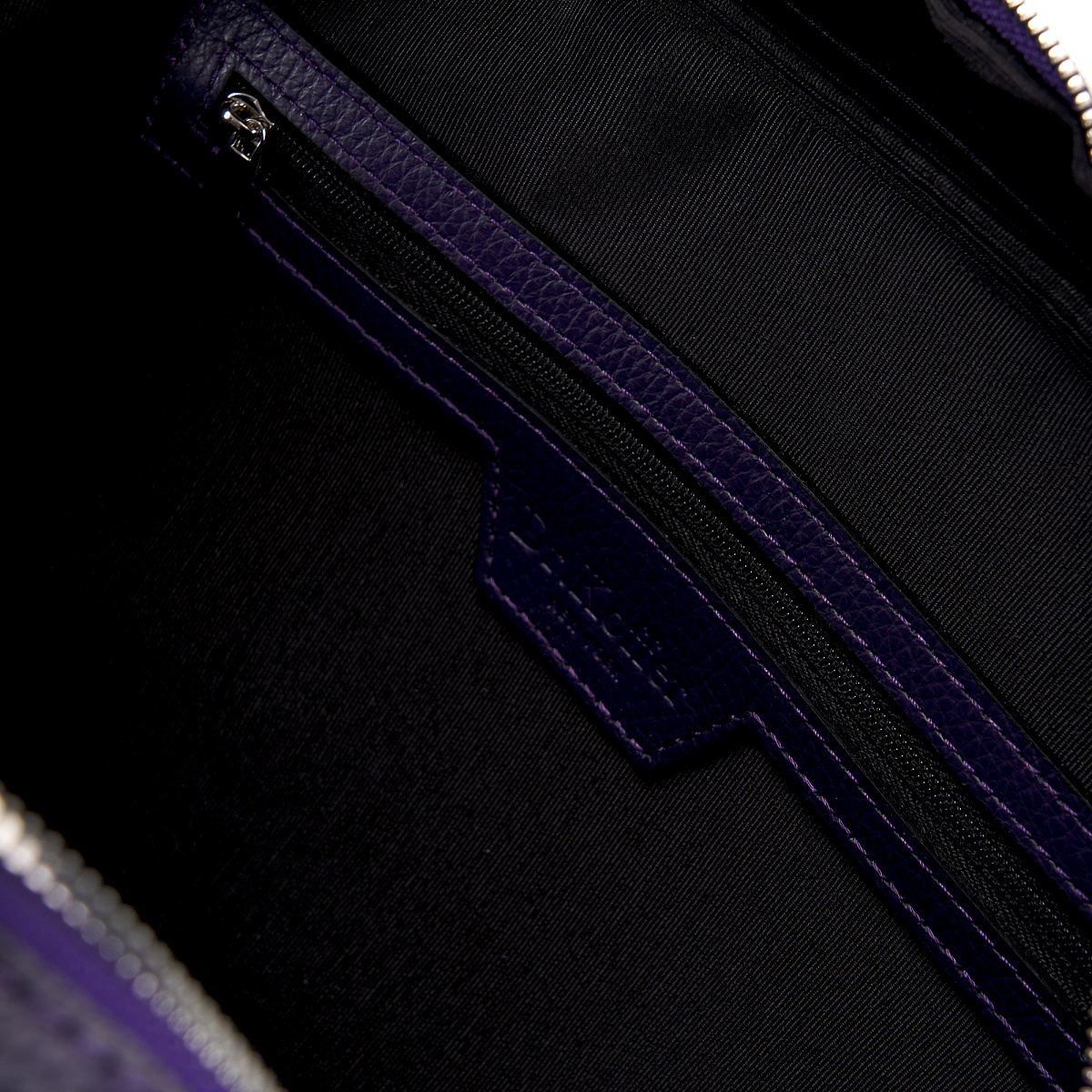 Женская сумка Dr. Koffer из натуральной кожи фиолетовая