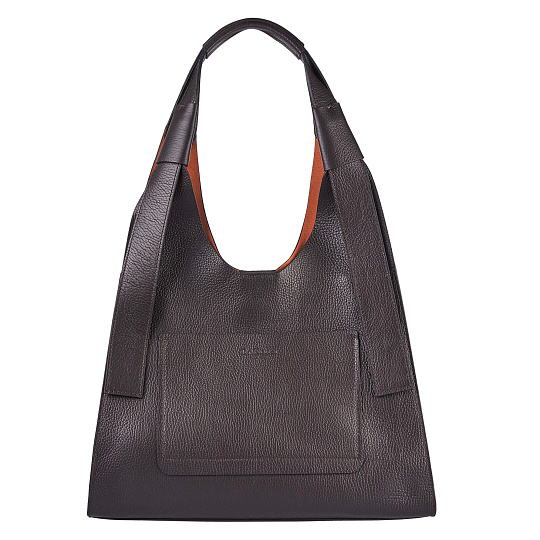 Женская сумка Dr. Koffer из натуральной кожи коричневая