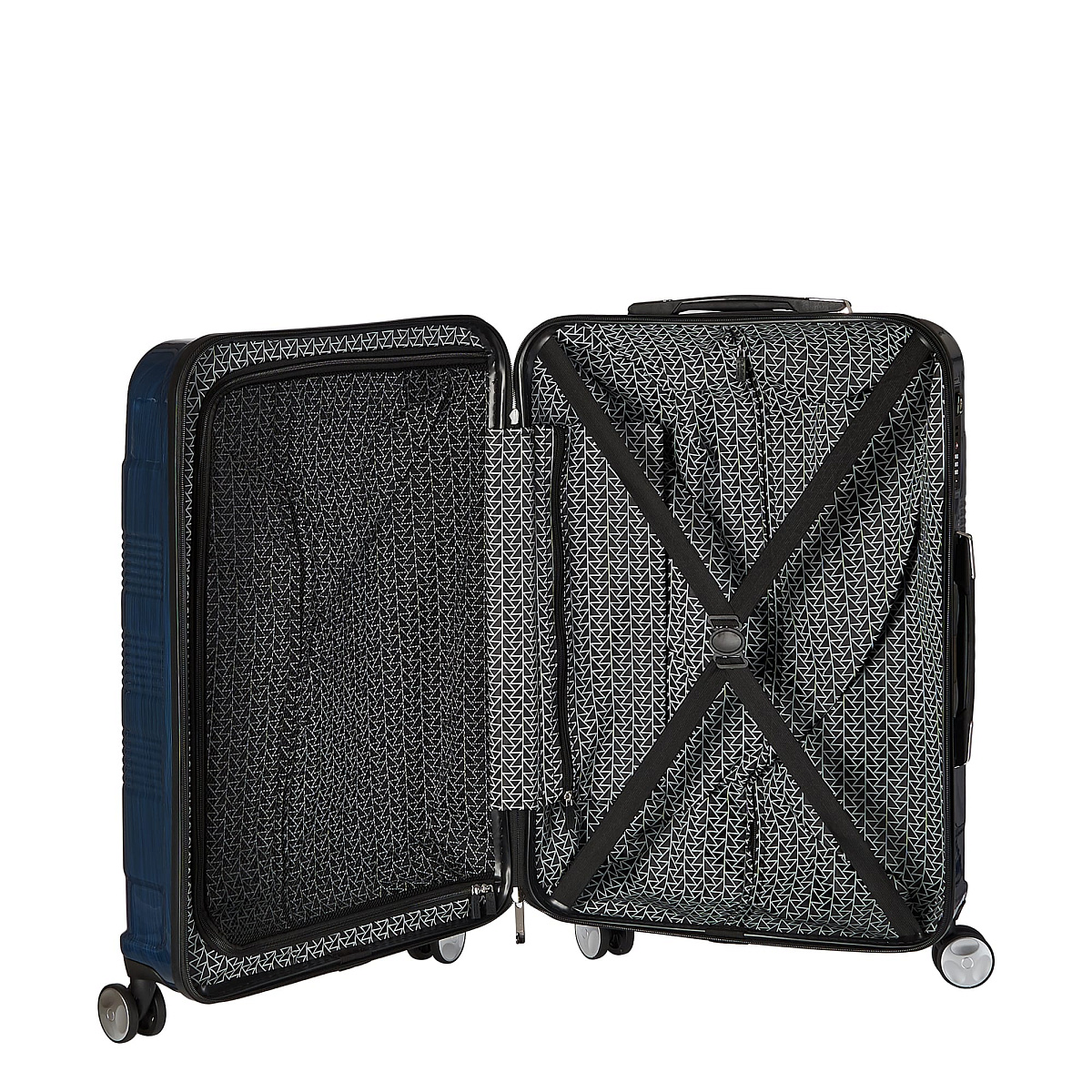 Чемодан на колесах S Dr.Koffer АБС (abs) пластик синий