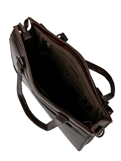 Женская сумка Dr.Koffer из натуральной кожи коричневая