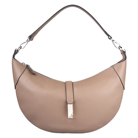 Женская сумка Dr. Koffer из натуральной кожи бежевая