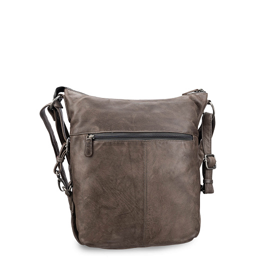 Сумка через плечо Dr.Koffer из натуральной кожи коричневая