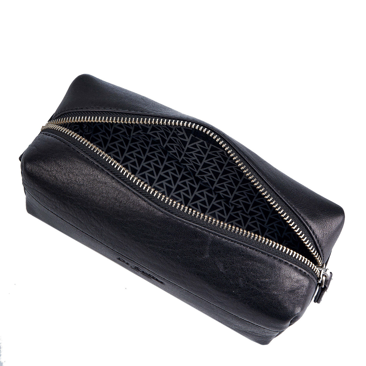 Несессер Dr. Koffer из натуральной кожи черный