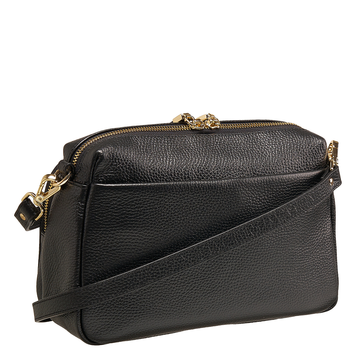 Женская сумка  Dr. Koffer из натуральной кожи черная