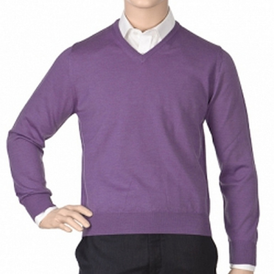 Др.Коффер  2010 B278 фиол меринос пуловер