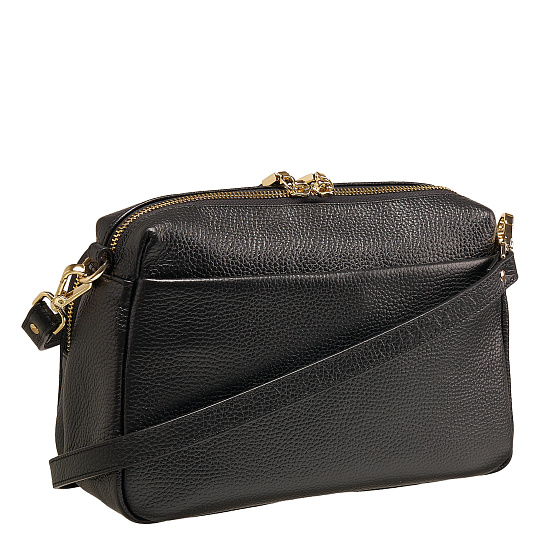 Женская сумка  Dr. Koffer из натуральной кожи черная