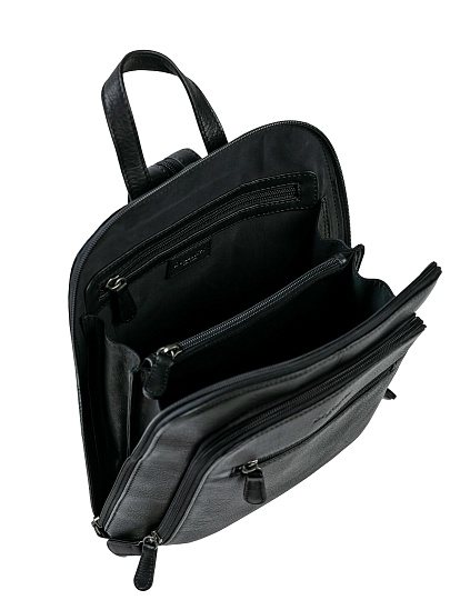 Рюкзак Dr.Koffer из натуральной кожи черный