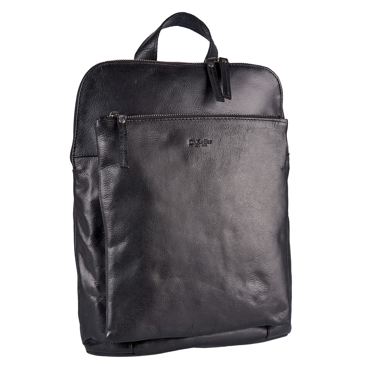 Рюкзак Dr.Koffer из натуральной кожи черный