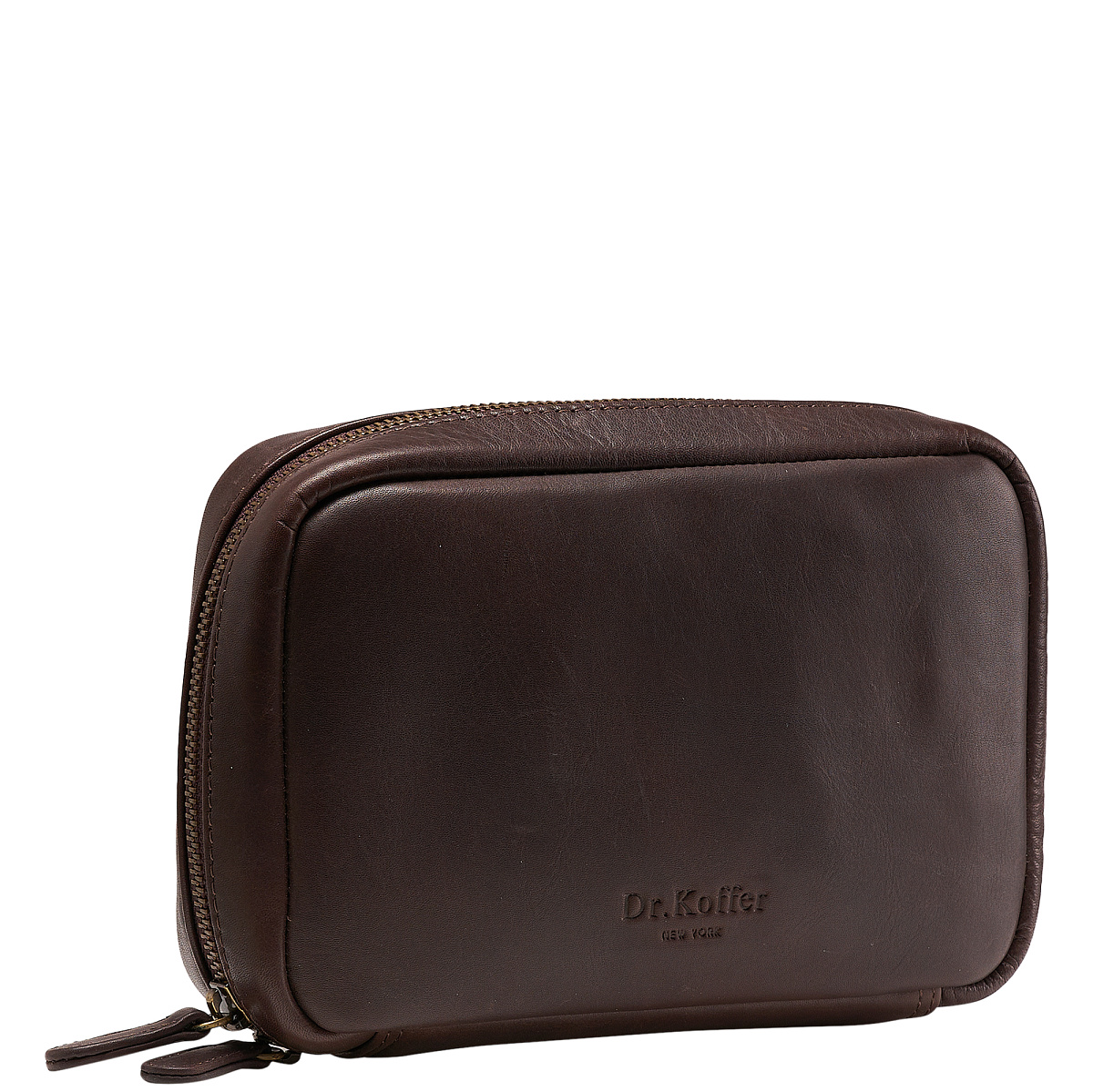Несессер Dr.Koffer из натуральной кожи коричневый