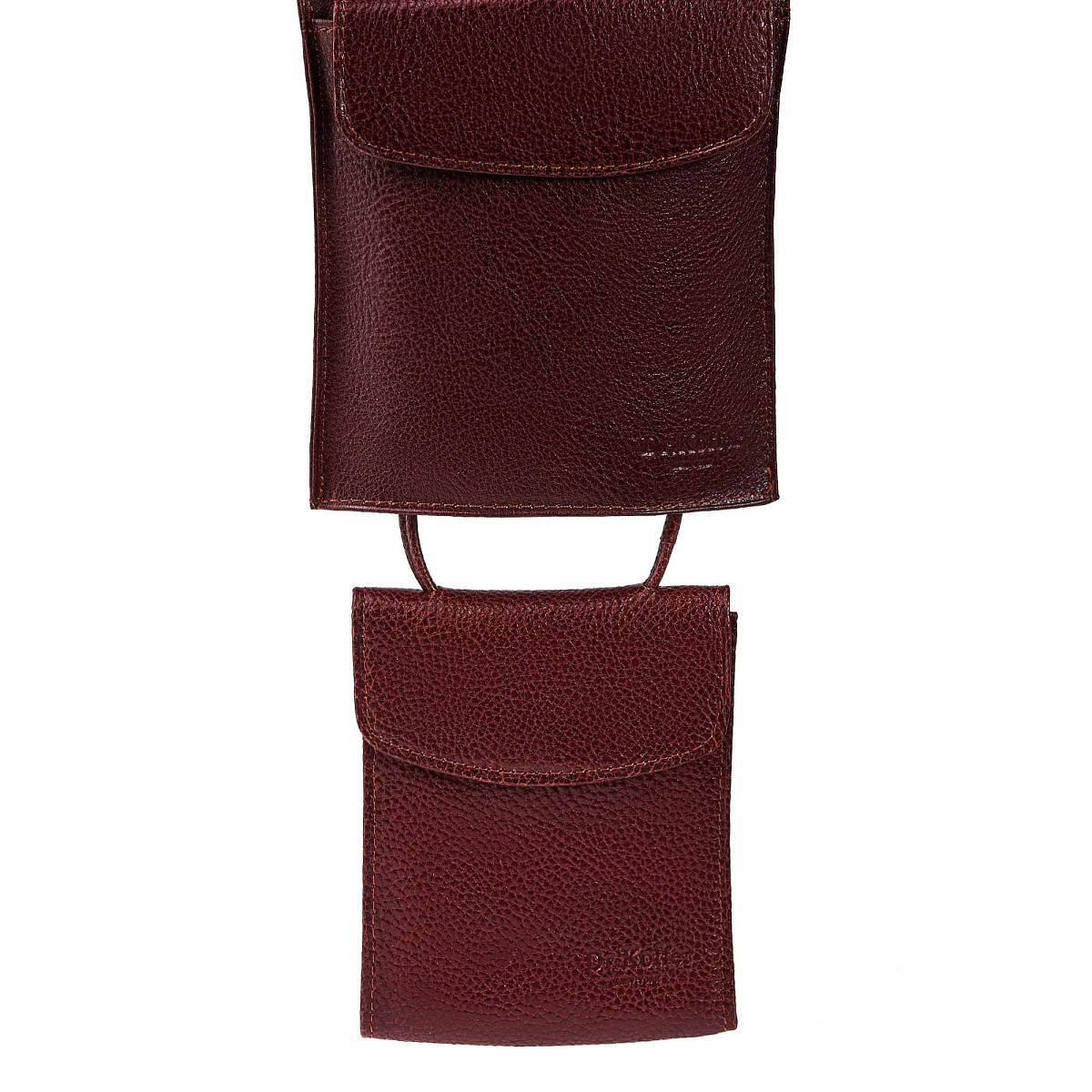 Нагрудный кошелек дорожный Dr.Koffer из натуральной кожи