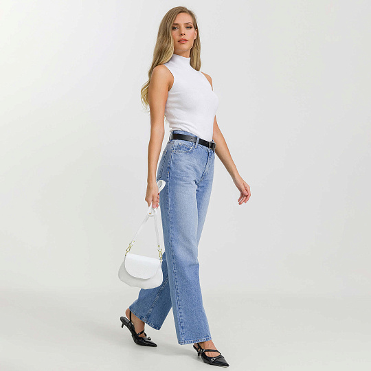 Женская сумка Dr. Koffer из натуральной кожи белая