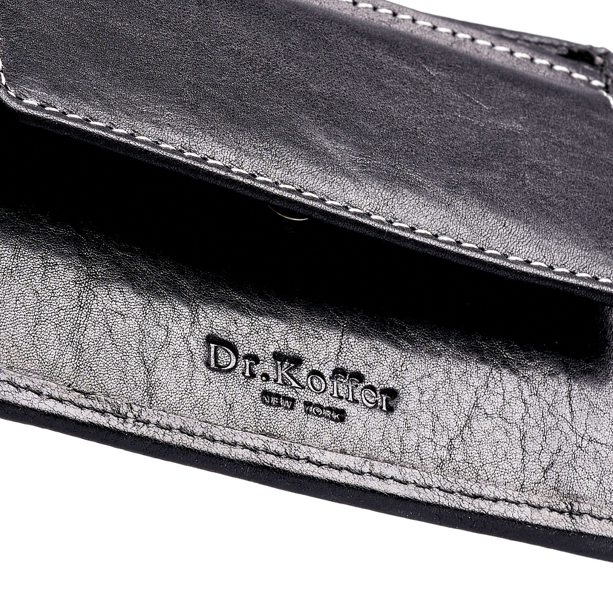 Портмоне Dr.Koffer из натуральной кожи черное