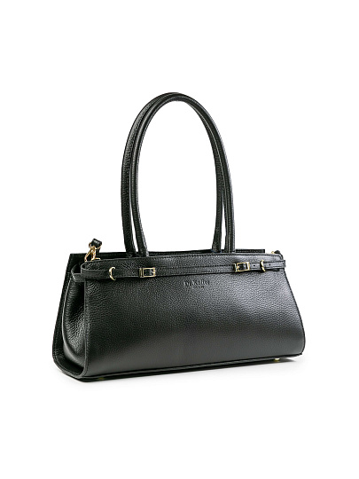 Женская сумка Dr.Koffer из натуральной кожи черная