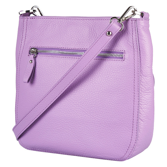 Женская сумка Dr. Koffer из натуральной кожи розовая