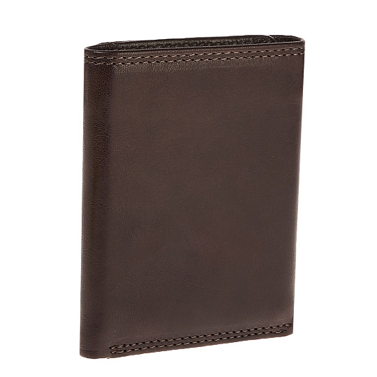 Портмоне Dr.Koffer из натуральной кожи коричневое