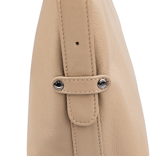 Женская сумка Dr.Koffer из натуральной кожи бежевая