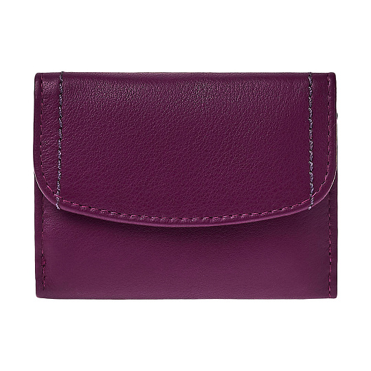 Портмоне Dr.Koffer из натуральной кожи фиолетовое