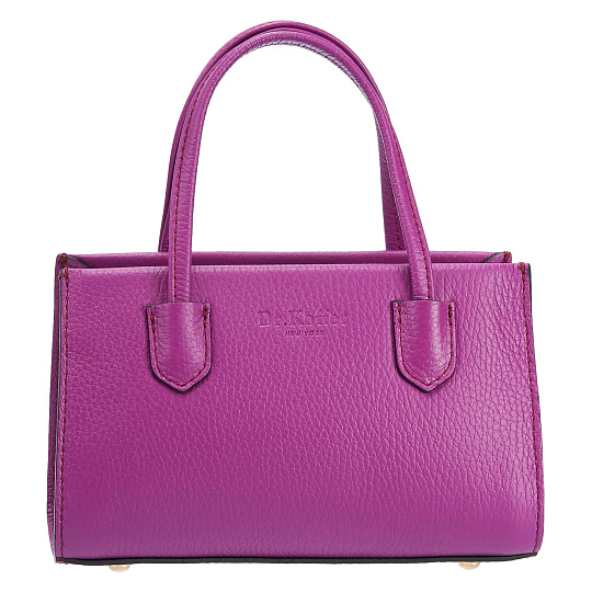 Женская сумка Dr. Koffer из натуральной кожи розовая