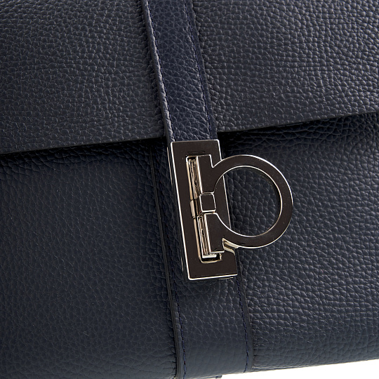 Женская сумка Dr. Koffer из натуральной кожи синяя