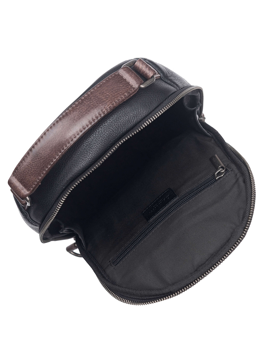 Рюкзак Dr. Koffer из натуральной кожи черный