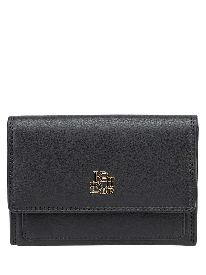 Портмоне Dr.Koffer из натуральной кожи черное