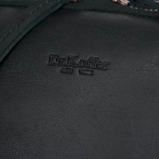 Рюкзак Dr.Koffer из натуральной кожи зеленый