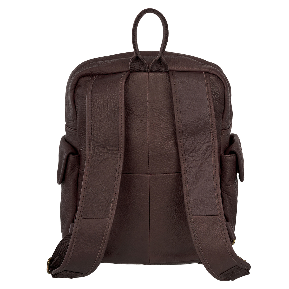 Рюкзак Dr.Koffer из натуральной кожи темно-коричневый