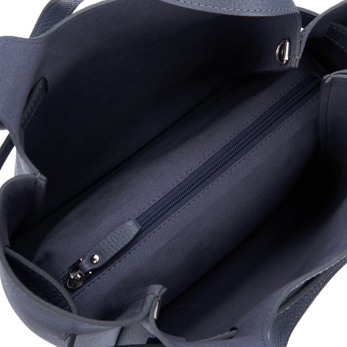 Женская сумка Dr. Koffer из натуральной кожи серая