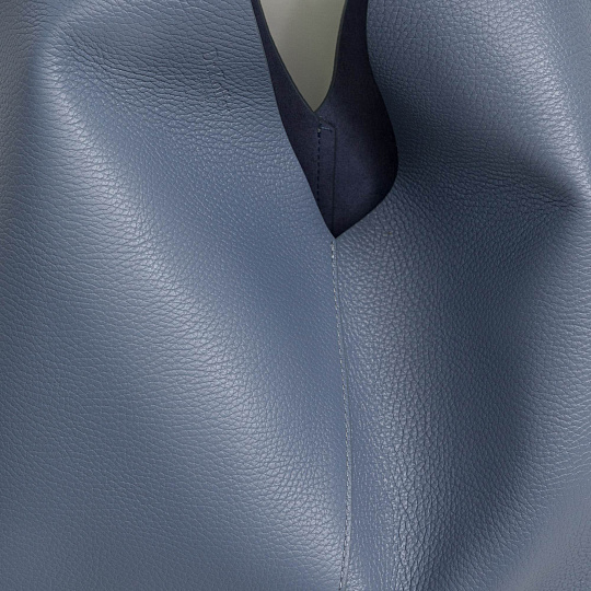 Женская сумка Dr.Koffer из натуральной кожи серая