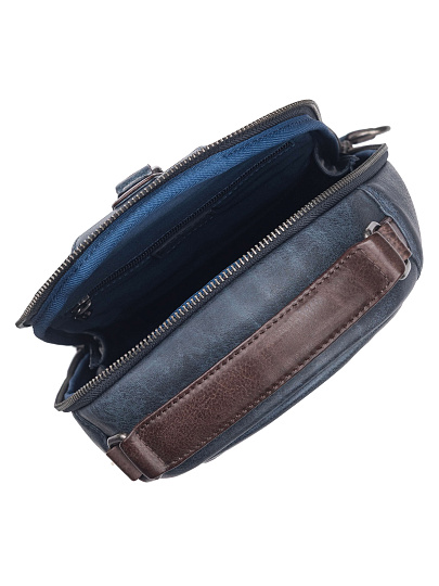 Рюкзак Dr. Koffer из натуральной кожи синий