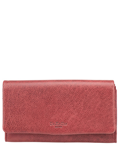 Кошелек Dr.Koffer из натуральной кожи бордовый