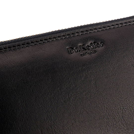 Портмоне Dr.Koffer из натуральной кожи черное