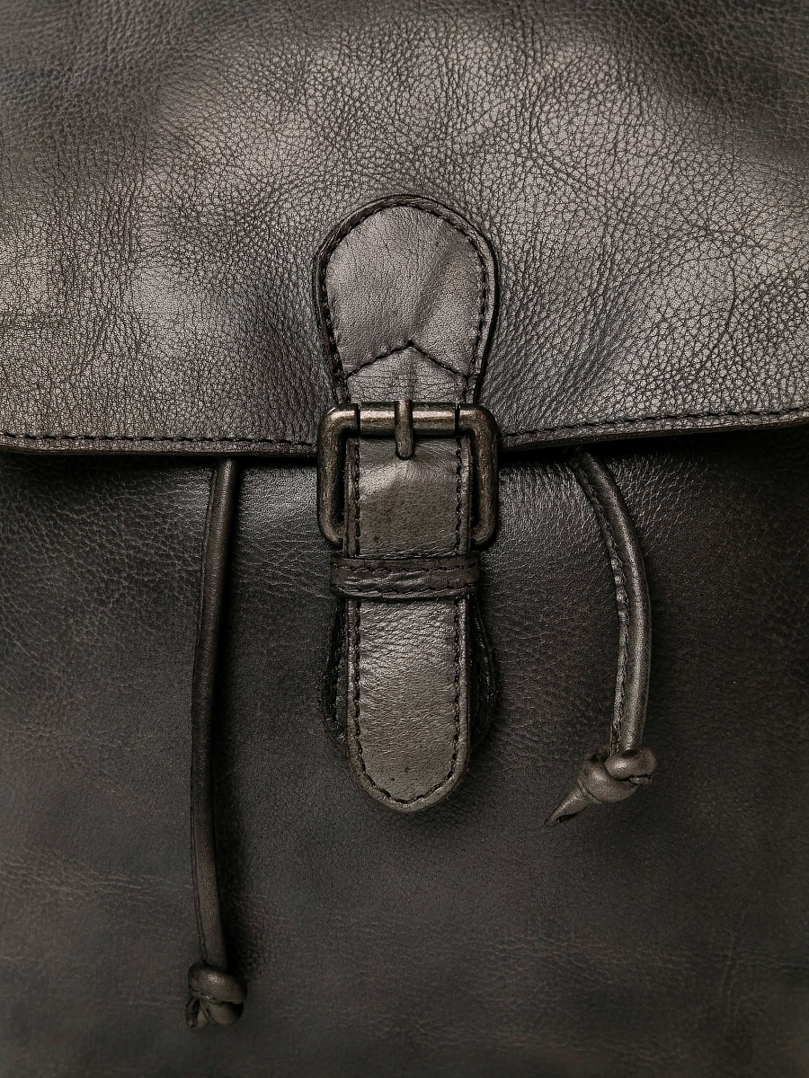 Рюкзак Dr.Koffer из натуральной кожи серый