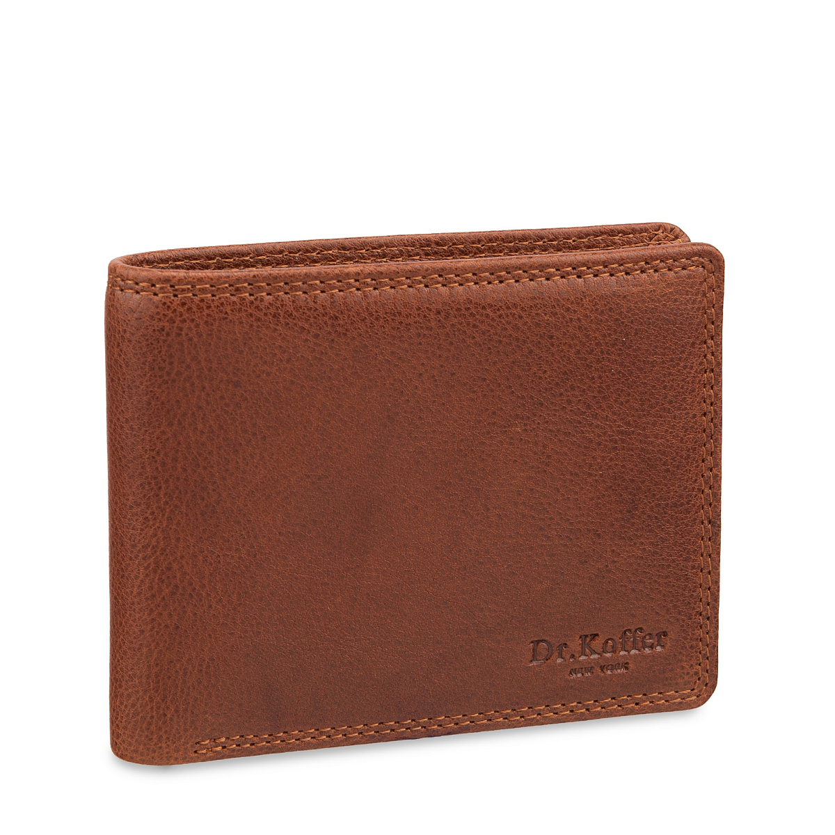 Портмоне Dr.Koffer из натуральной кожи светло-коричневое