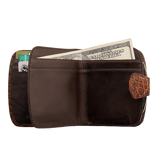 Кошелек Dr.Koffer из натуральной кожи коричневый