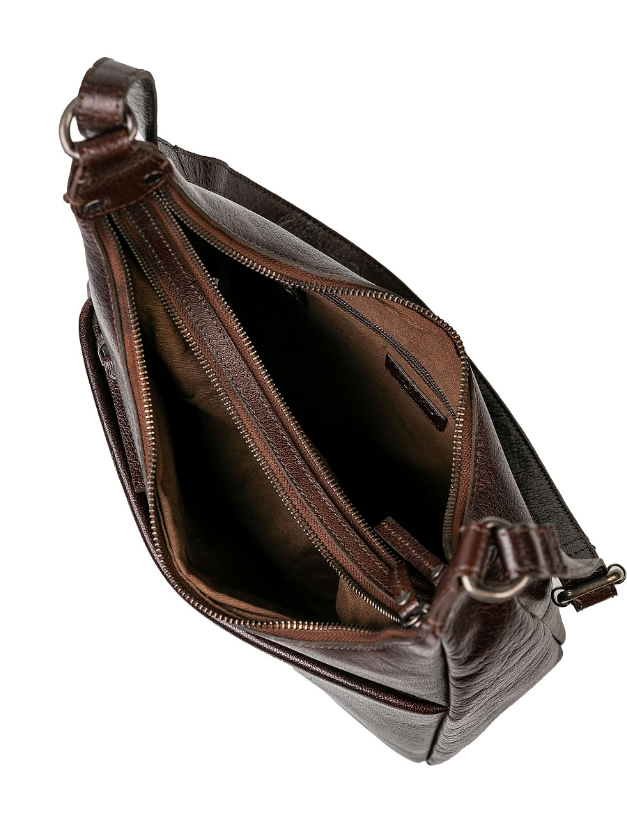 Женская сумка Dr.Koffer из натуральной кожи коричневая