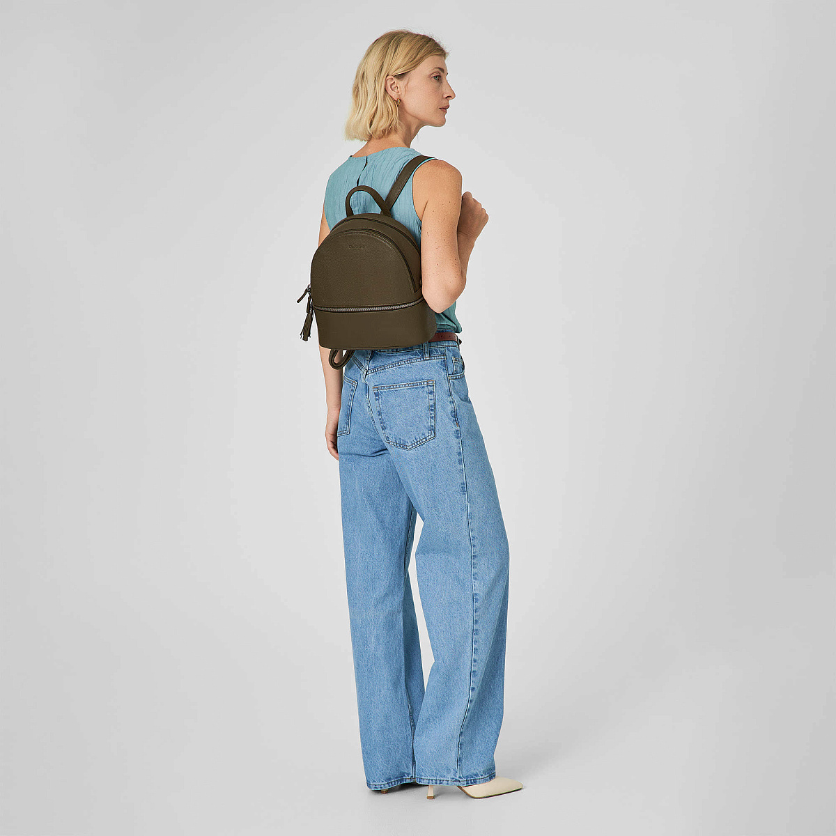 Рюкзак Dr.Koffer из натуральной кожи коричневый