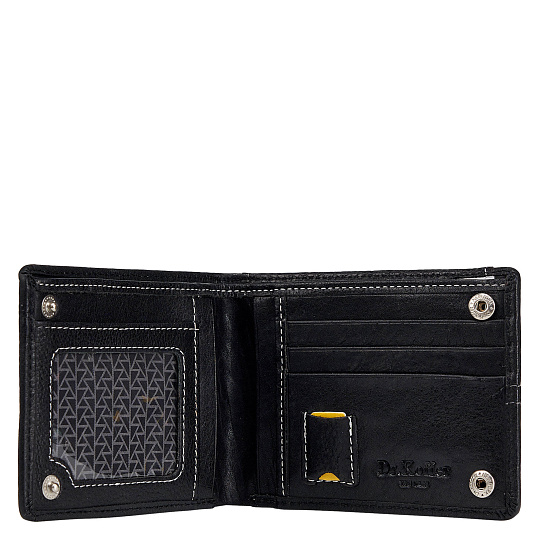 Портмоне Dr.Koffer из натуральной кожи черное