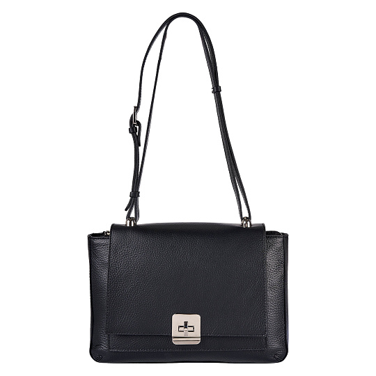 Женская сумка Dr. Koffer из натуральной кожи черная