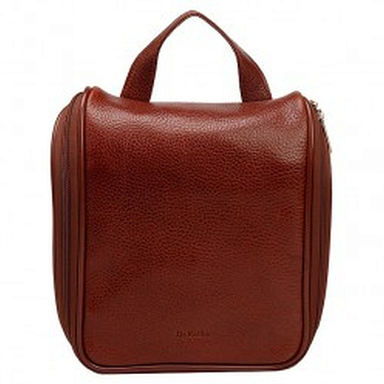 Коричневый несессер с большим количеством отсеков Dr.Koffer B216160-02-05