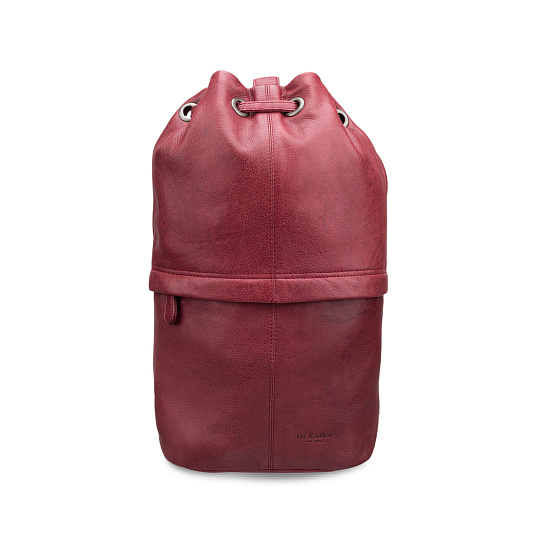 Рюкзак Dr.Koffer из натуральной кожи бордовый