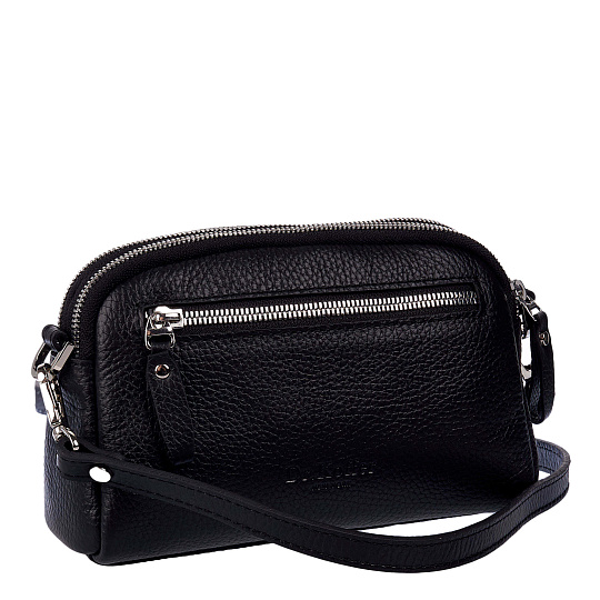 Женская сумка Dr. Koffer из натуральной кожи черная