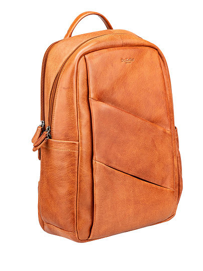 Рюкзак Dr. Koffer из натуральной кожи светло-коричневый