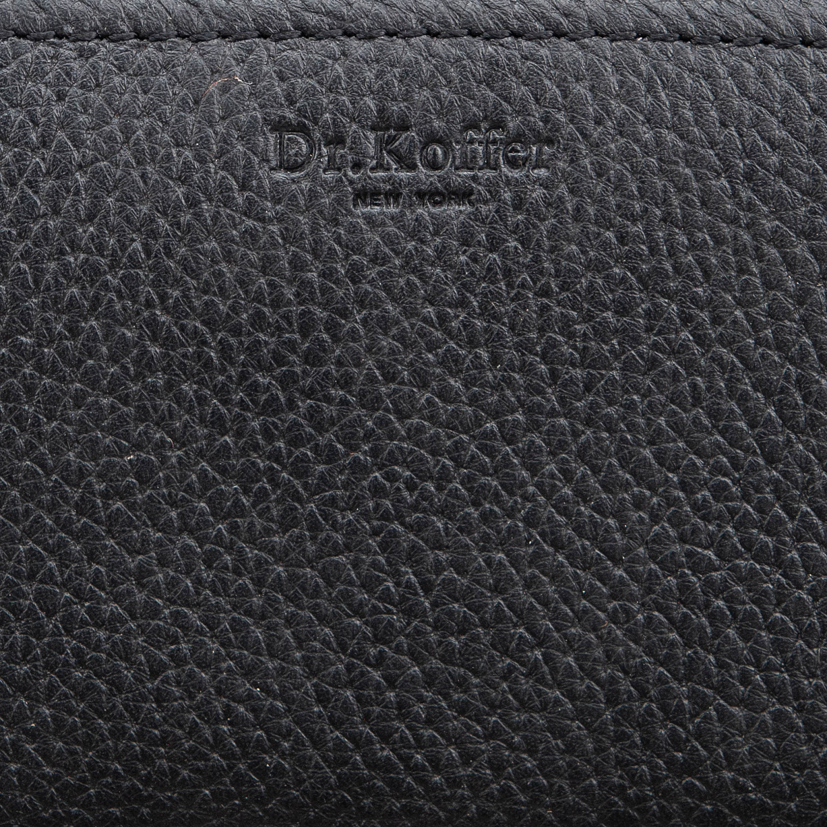 Портмоне Dr.Koffer из натуральной кожи черное