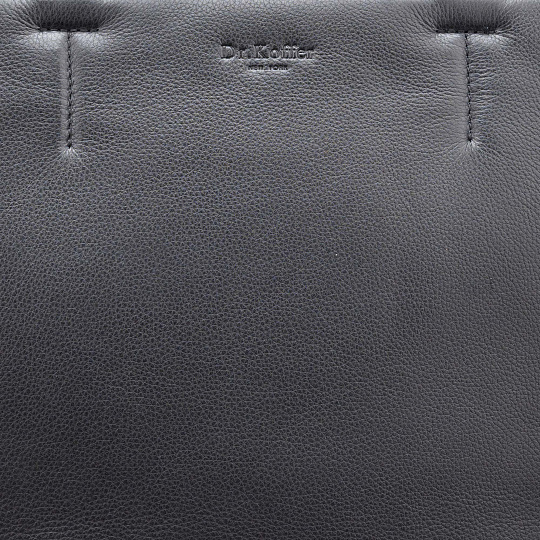 Женская сумка Dr.Koffer из натуральной кожи чёрная